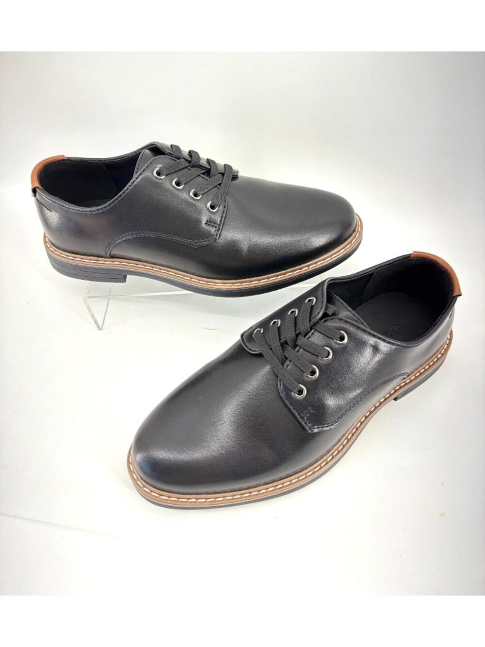 Nordstrom Black Oxfords Church Shoes Lace-Up Closure Kids Size 2